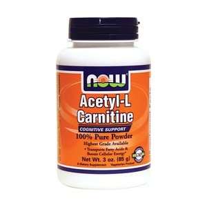  Acetyl L Carnitine Pure Powder 3 oz, Now Foods Health 