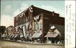 Camden ME Masonic Building c1910 Postcard  