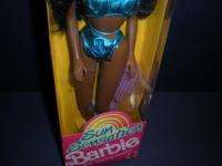 2000 Mattel BARBIE CHRISTIE SUN SENSATION AA #1394 new NRFB W/DAZZLING 