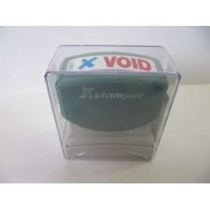   /Red VOID Self Inking Rubber Stamp 1/2 X 1 5/8 Office Products