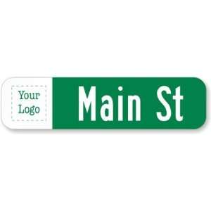  Customized Sign (white on green) High Intensity Grade, 24 