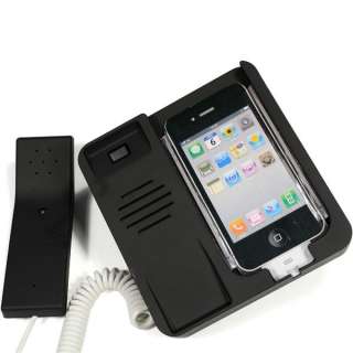 New Black Call Phone Handset Dock Stand for iPhone 4G 3GS 3G  