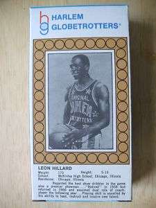 1970 Harlem Globetrotters Candy Box Leon Hilliard nrmt  