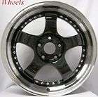 18 ROTA D2 RIMS EXCLUSIVE BLACK S2000 STAGGERED WHEELS