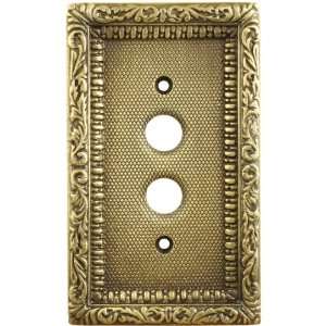   Gang Push Button Switch Plate In Antique By Hand: Home Improvement