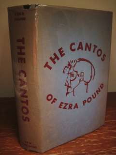 1st/2nd Edition THE CANTOS Ezra Pound POEMS Poetry RARE Classic w/ DJ 