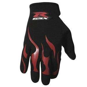  Joe Rocket Suzuki Knack Gloves   Large/Black/Red 