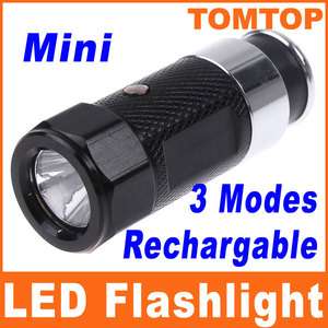 LED Car Cigarette Lighter Rechargable Flashlight Torch  