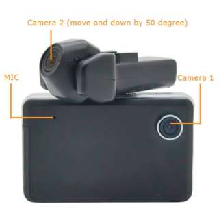 NEW Dual Lens Dashboard Car vehicle Camera Video Recorder DVR CAM 720P 