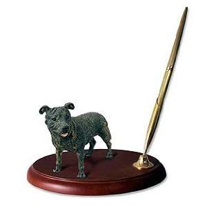  Staffordshire Bull Terrier Pen Holder