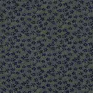  PB CBAS325N Country Basics, Navy Mini Flowers with Small 