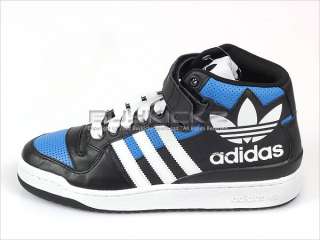 Adidas Forum Mid RS XL Black/White/Blue Casual Perforated Sports 