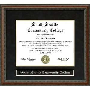   Seattle Community College (SSCC) Diploma Frame