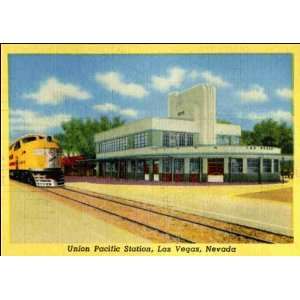  Reprint Las Vegas NV   Union Pacific Station. 1BH412 1940 