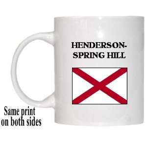   State Flag   HENDERSON SPRING HILL, Alabama (AL) Mug 