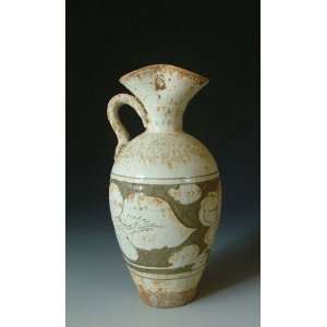 one Cizhou Kiln Porcelain Vine Pot, Chinese Antique Porcelain, Pottery 