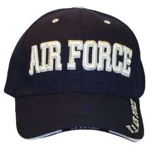   USA AIR FORCE NAVY BLUE VELCRO ADJUSTABLE HAT CAP: Sports & Outdoors