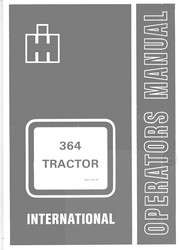 INTERNATIONAL 364 Tractor Owners Operators Manual IH  
