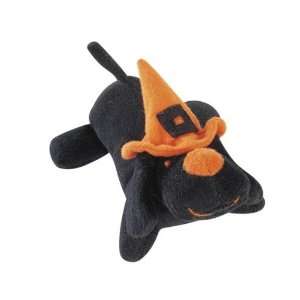  Zanies Black Spooky Halloween 7 Big Yelper Plush Dog Toy 