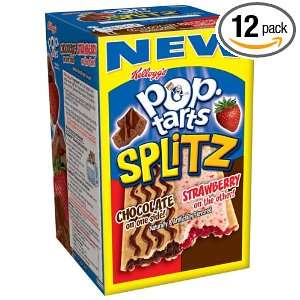 Pop tarts Splitz Chocolate Strawberry, 8 count , 14.1 Ounce Boxes 