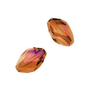  Swarovski Crystal #5650 12mm Cubist Bead Crystal Copper 