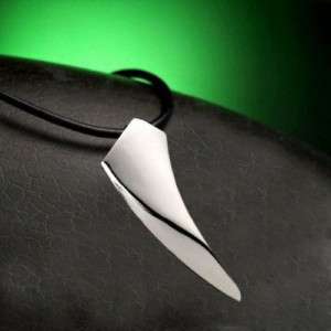 BEAUTIFUL Mens Stainless Steel Spear Pendant Silver NEW  