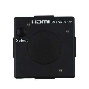  Fosmon 3 Port 3D Ultra Mini Switcher Selecter for HDTV, PS3 