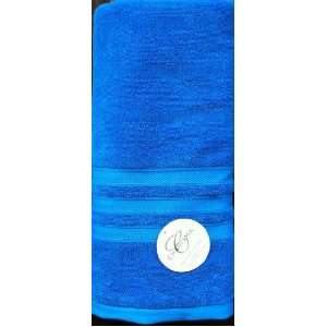  Charisma Resort Beach Towel (Mid Blue Solid / 35 in x 70 