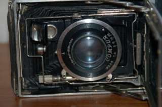   Bentzin Primar Compur Camera + Leather Case Zeiss Ikon Film Holder