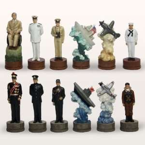  Large Pearl Harbor Theme Chess Set Toys & Games