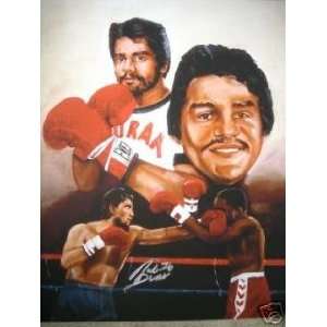 ROBERTO DURAN AUTOGRAPHED BOXING 16X20 GORGEOUS GICLEE LIMITED TO 20 