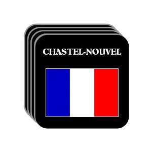  France   CHASTEL NOUVEL Set of 4 Mini Mousepad Coasters 