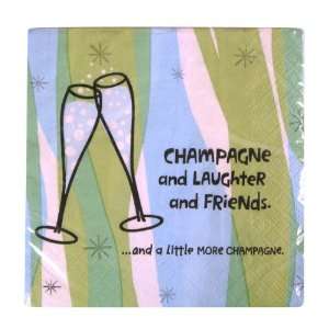  New Year Champagne 16 Pack Beverage Napkins Case Pack 120 