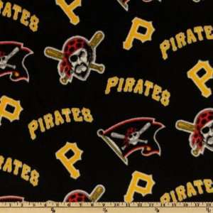  60 Wide MLB Fleece Pittsburgh Pirates Toss Yellow/Black 
