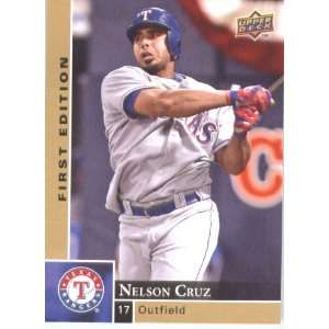  Nelson Cruz / Rangers / 2009 Upper Deck First Edition 