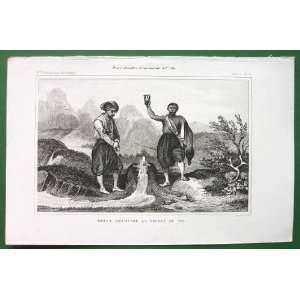 AFRICA Explorer James Bruce Discovering Source of Nile River   1843 