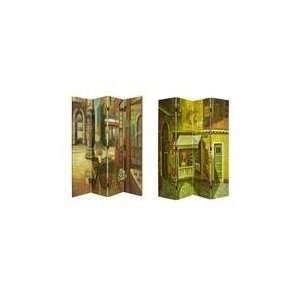  4 Panel Room Divider   Two Sided   by Screen Gems: Home 