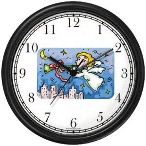  Angel with Bugle   Cherub, Angel or Cupid Theme Wall Clock 