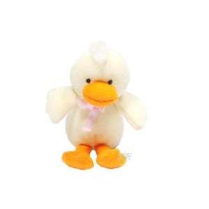  Chick a Dee Plush Dog Toy with Pink Bow (Medium): Pet 