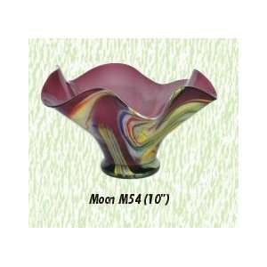  Moon Vase Hand Blown Modern Glass Vase: Home & Kitchen