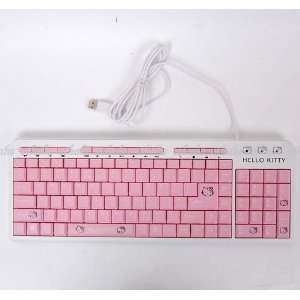  Hello Kitty Multimedia Slim Desktop USB Keyboard 