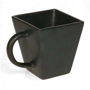 Ceramic Black Mug Claymation Mug [Black]  Fair Trade 