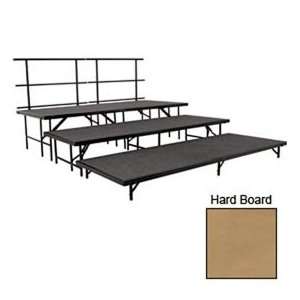 Stage Set With Hardboard   96L X 36W   8H, 16H, 24H & Two Guard 