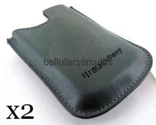 Lot of 2 New OEM Blackberry Pouch Case (Black) for Curve 8300 8310 