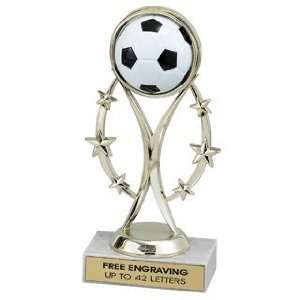  Soccer Trophies   7 inches Star Soccer Trophy Sports 