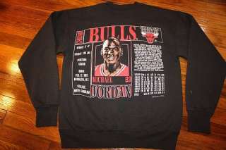 vtg 90s 1991 sweat shirt * MICHAEL JORDAN Chicago Bulls  