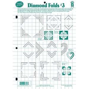   Hot Off The Press   Diamond Folds #3 Template: Arts, Crafts & Sewing