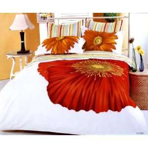   Le Vele Twin  4 Pieces Duvet Cover Bedding Set  Cicek: Home & Kitchen