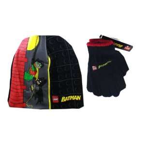  Lego Batman and Robin Winter Hat n Gloves set   2 pc set 