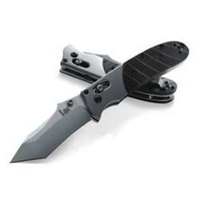 Benchmade Snody folding Knife Stainless Plain Tanto/Dual Thumb Stud 